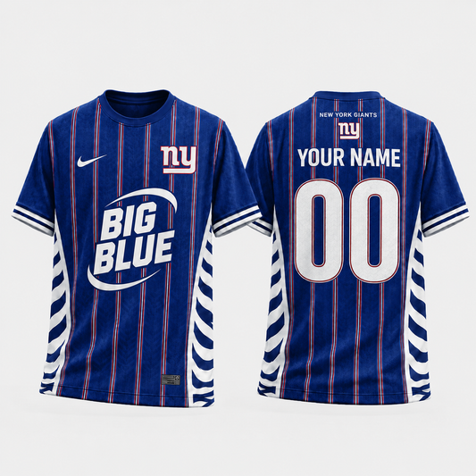 NYG x NFL Personalized T-Shirt for Football Fans