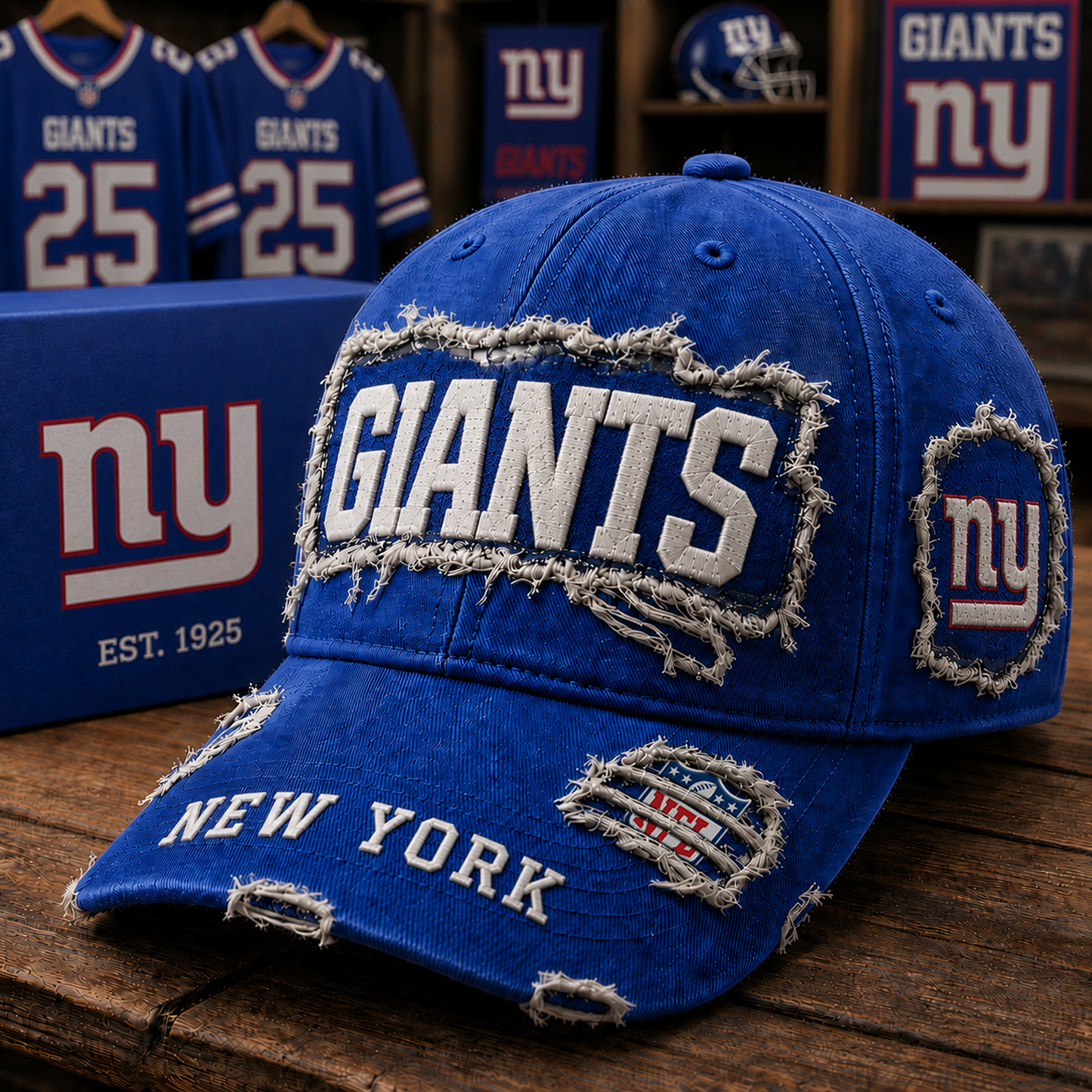 NYG x NFL Premium Patch Cap 1806