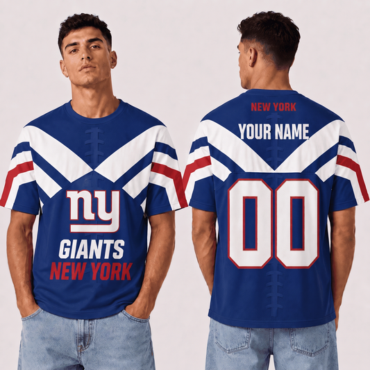 NYG x NFL Premium T-Shirt 3D Personalized Gift For Fan