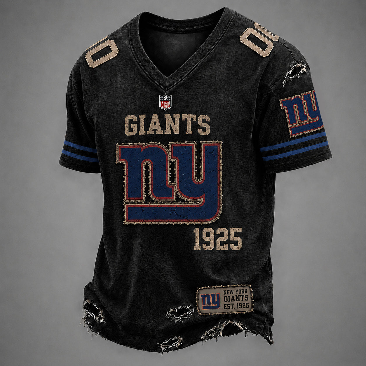 NYG x NFL Premium V-neck Shirt 230626