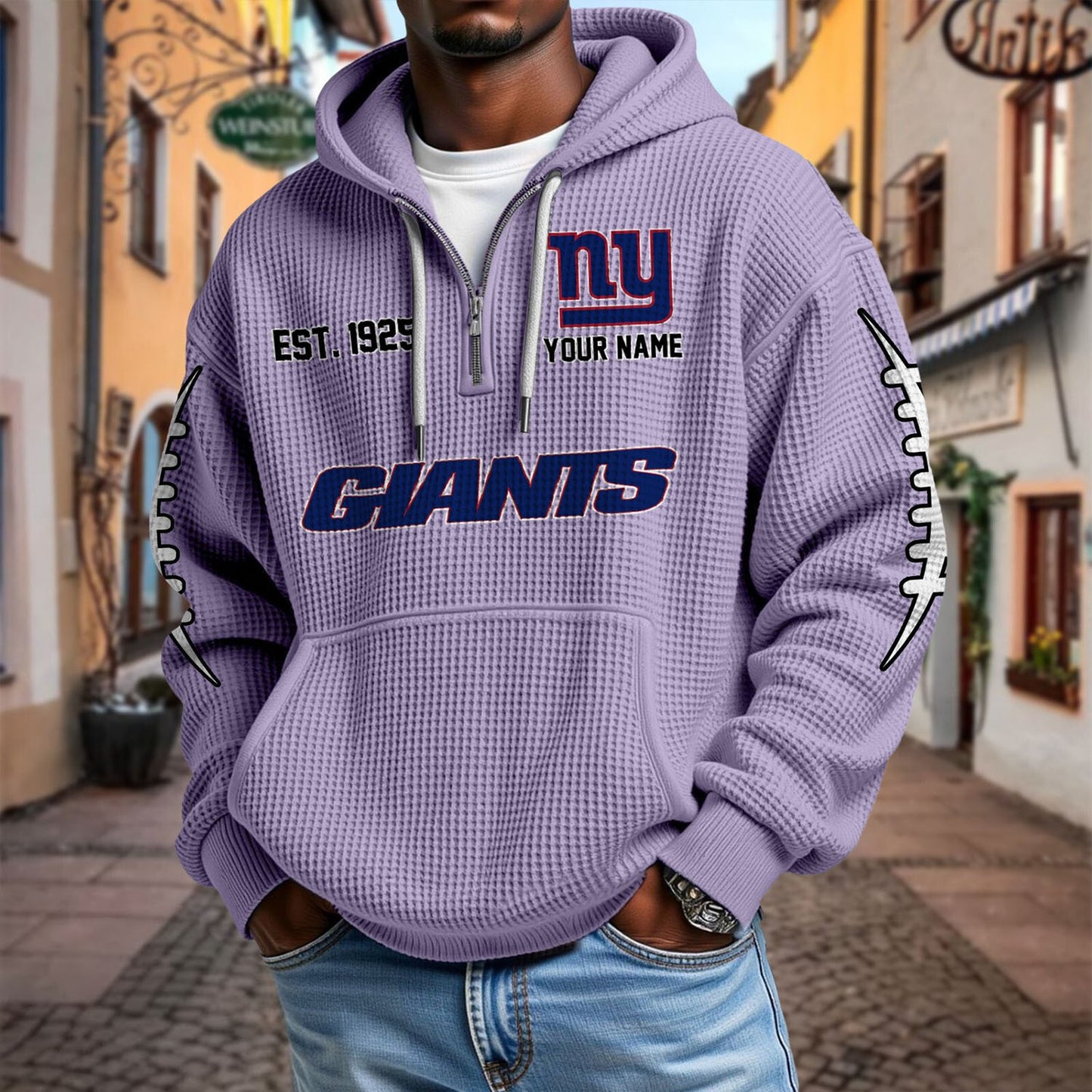 NYG x NFL Waffle Hoodie DatND DVT