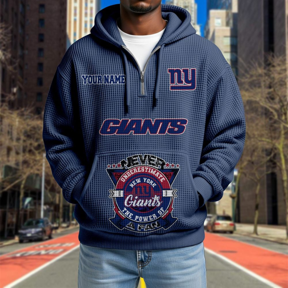 NYG x NFL Waffle Hoodie DATND TANTD