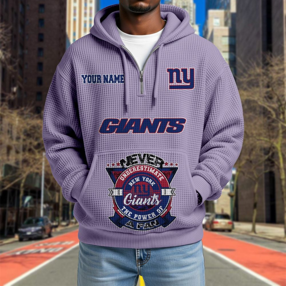 NYG x NFL Waffle Hoodie DATND TANTD