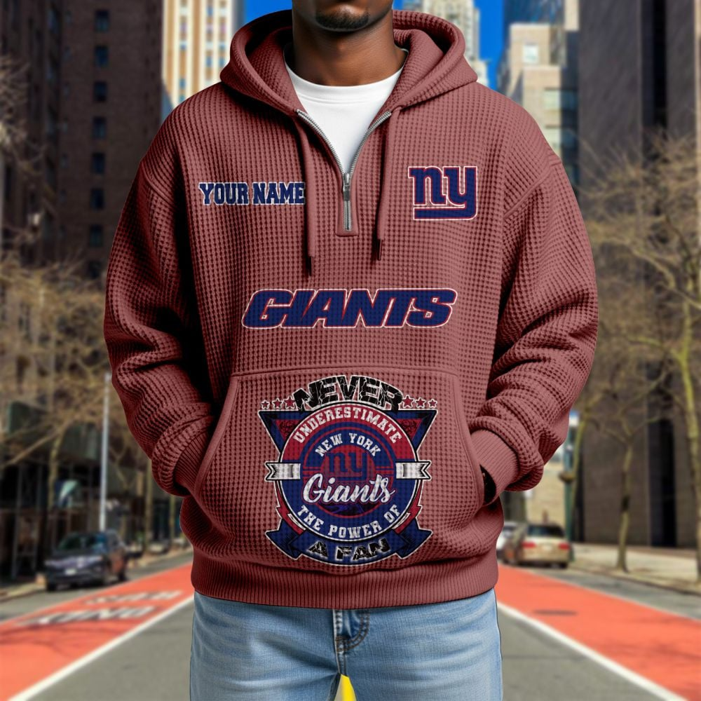 NYG x NFL Waffle Hoodie DATND TANTD