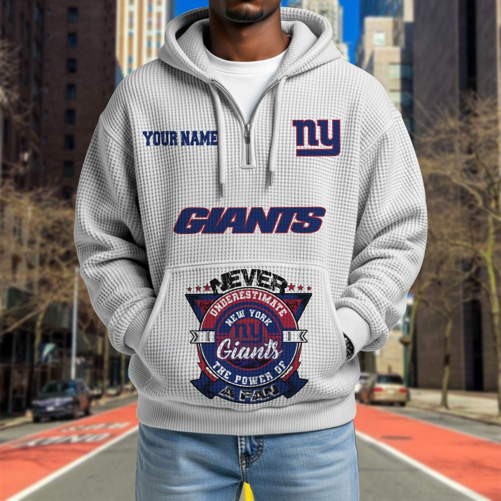 NYG x NFL Waffle Hoodie DATND TANTD