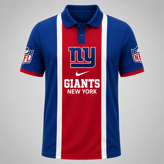 NYG_NFL Premium Luxury Polo Shirt