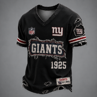 NYG x NFL LUXURY V-Neck T-Shirt 3005 DatND DVT