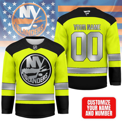NYI Premium NHL Hi-Vis Safety Hockey Jersey DDT CTND