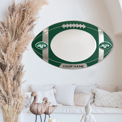 NYJ Custom NFL Wall Mirror Decor For Fan DDT CTND