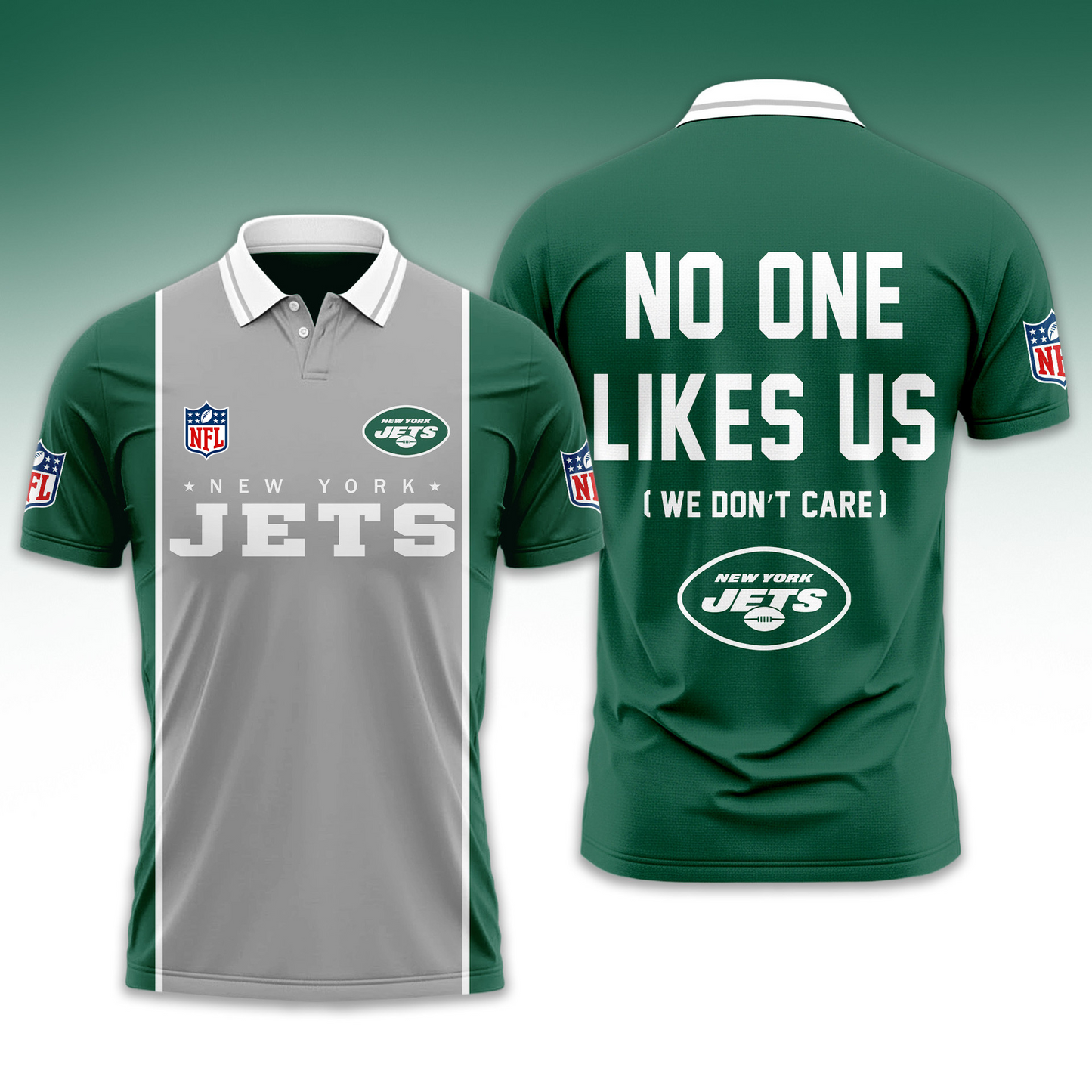 NYJ NFL No One Like Us Polo Shirt DDT HLPHUONG