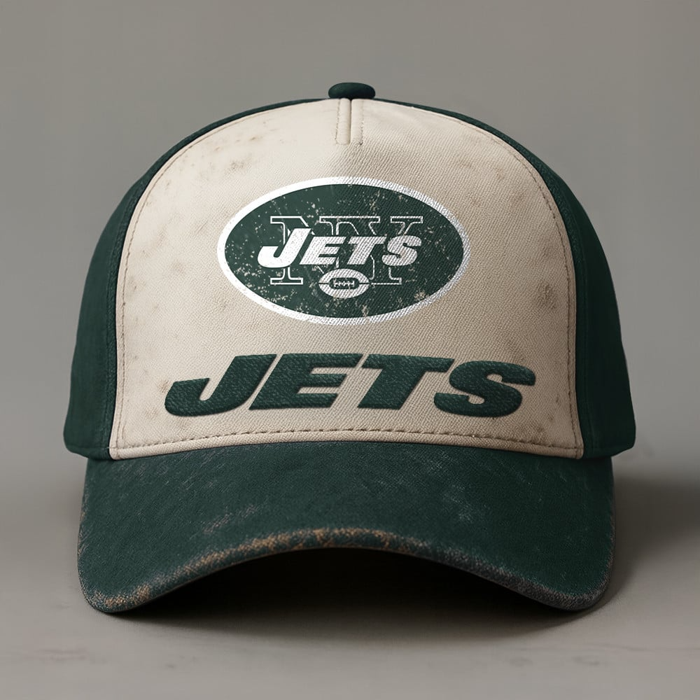 NYJ NFL Retro Style Cap DDT TTV