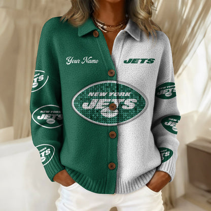 NYJ x NFL Cardigan Jacket 1011 DatND DVT