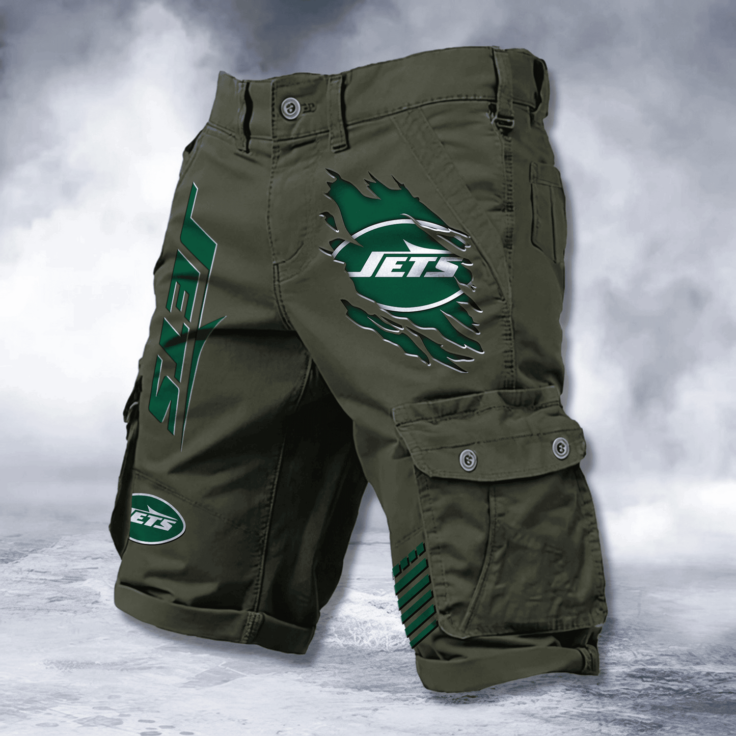 NYJ x NFL Cotton Cargo Shorts DATND TANTD 2705