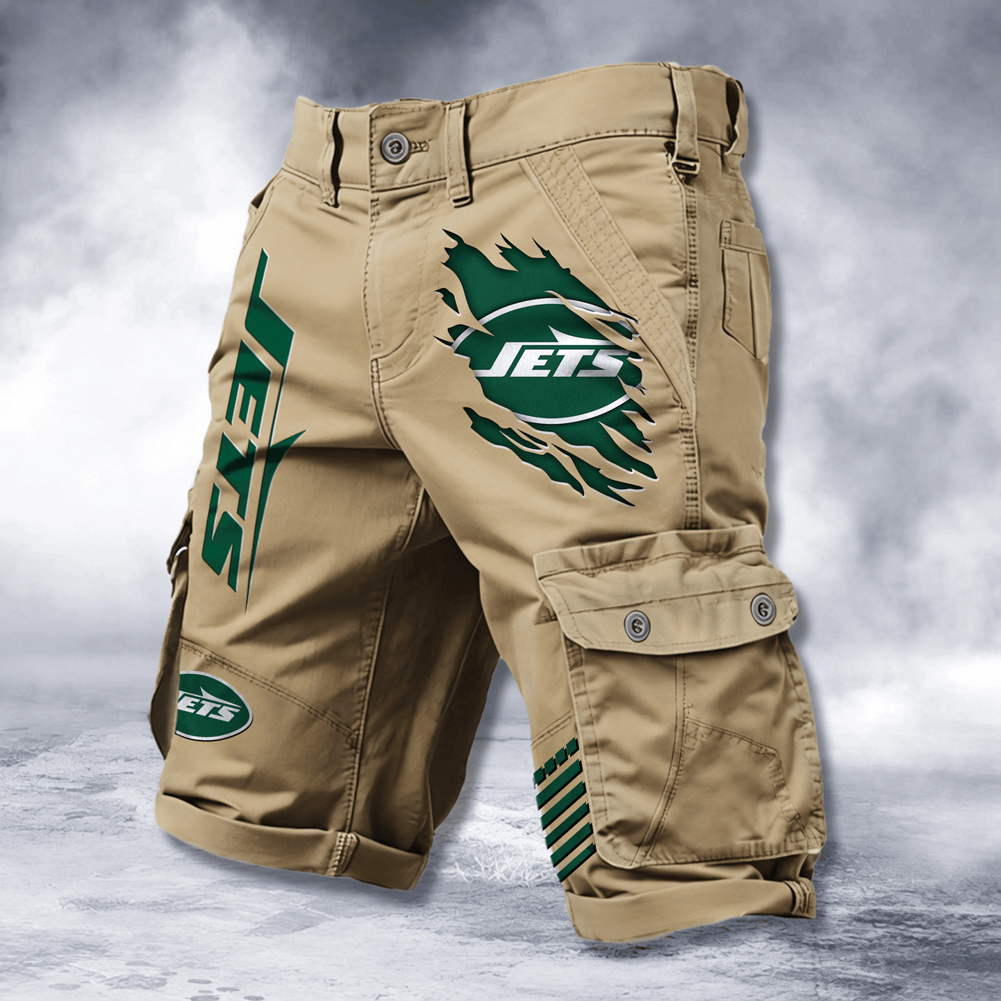 NYJ x NFL Cotton Cargo Shorts DATND TANTD 2705