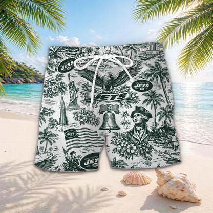 NYJ x NFL Hawaiian Shirt 2006