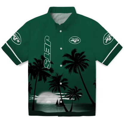 NYJ x NFL Hawaiian Shirt ƒ?? Beach Sunset DATND TANTD 270526