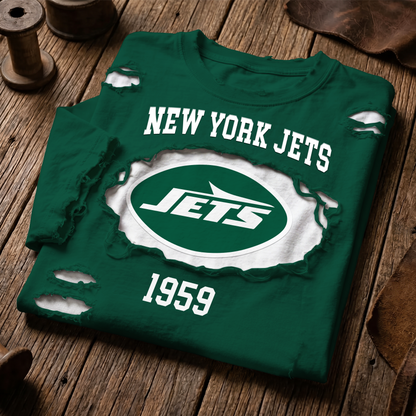 NYJ x NFL LUXURY CREW-Neck T-Shirt FOR SUMMER HOLIDAY  180626