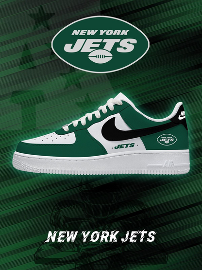 NYJ x NFL Luxury AF1 Sneakers 200626
