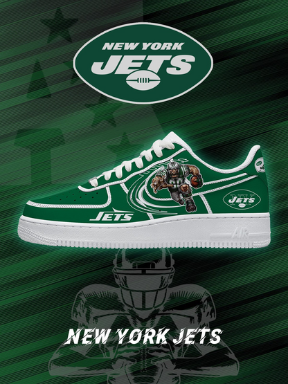 NYJ x NFL Luxury AF1 Sneakers 200626