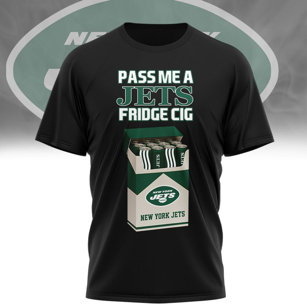 NYJ x NFL Personalized Fridge Cig 3D Shirt DDT CTND