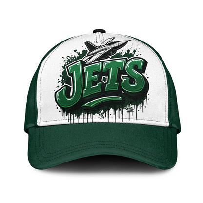 NYJ x NFL Premium Custom Graffiti Team Cap