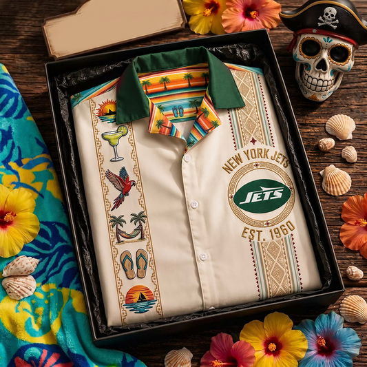 NYJ x NFL Premium Hawaiian Shirt 190626