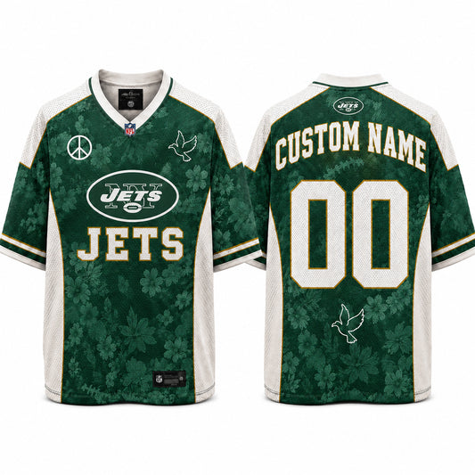 NYJ x NFL Premium Mesh Jersey Personalized Gift For Fan