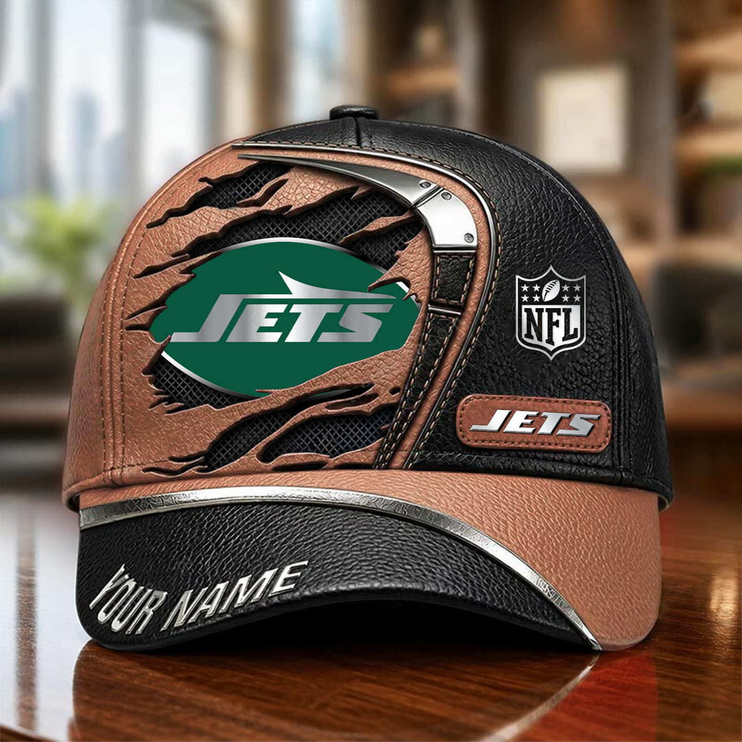 NYJ x NFL Premium Multicolor 3D Cap 200626