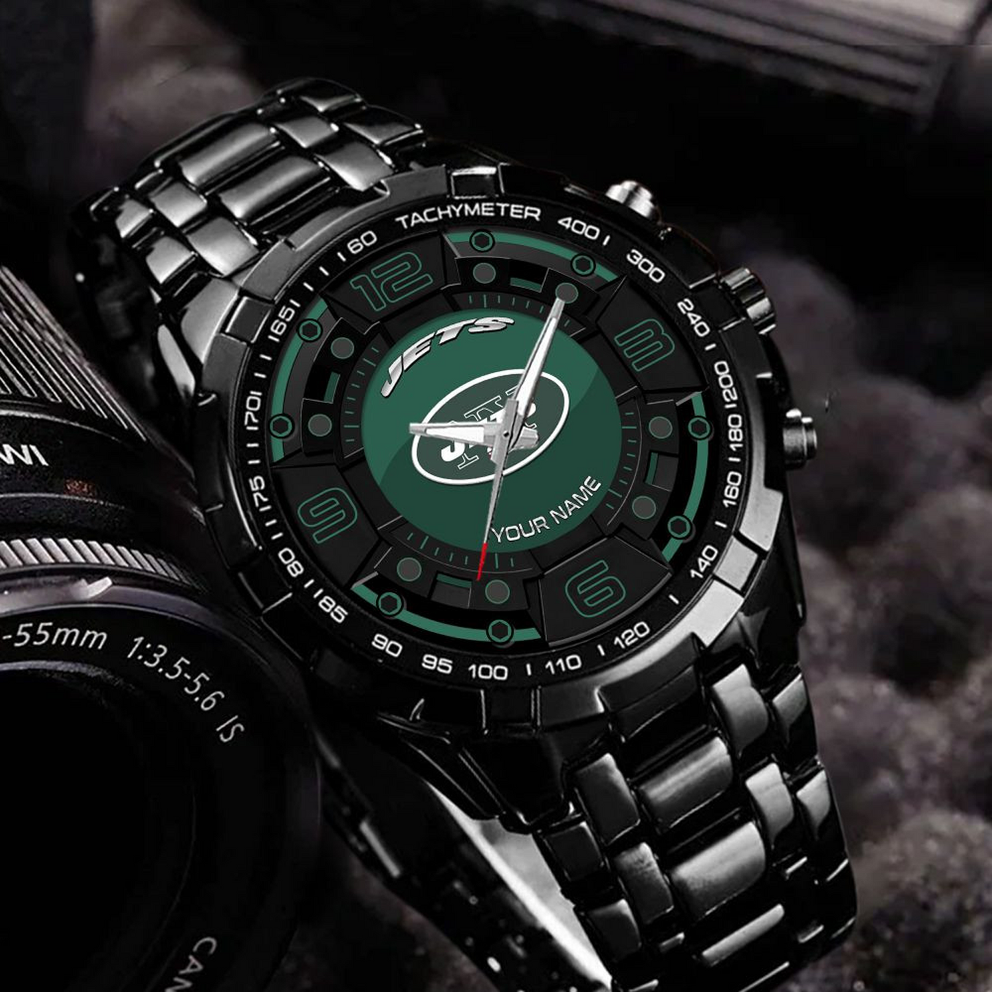 NYJ x NFL Stainless Steel Watch DatND DVT
