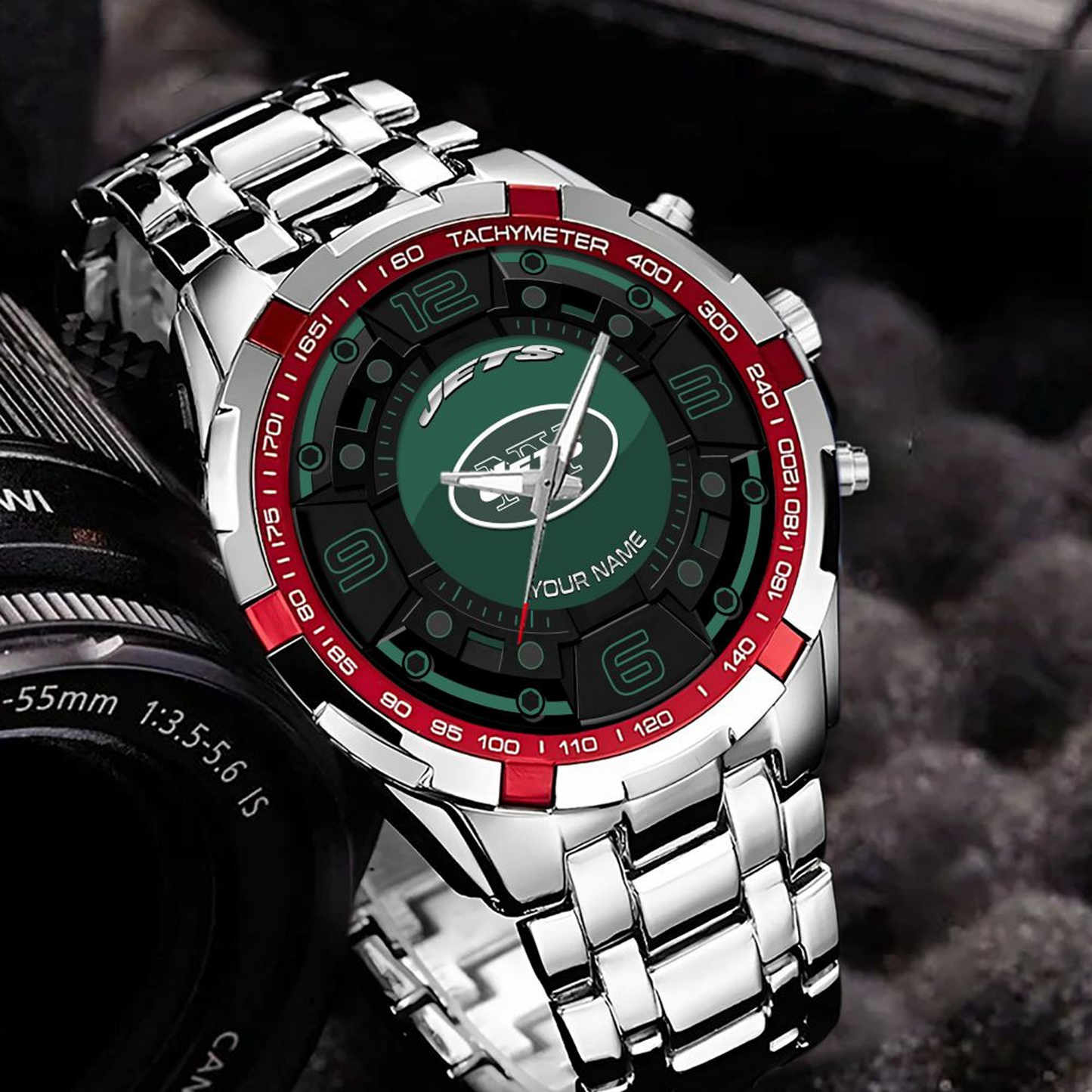 NYJ x NFL Stainless Steel Watch DatND DVT
