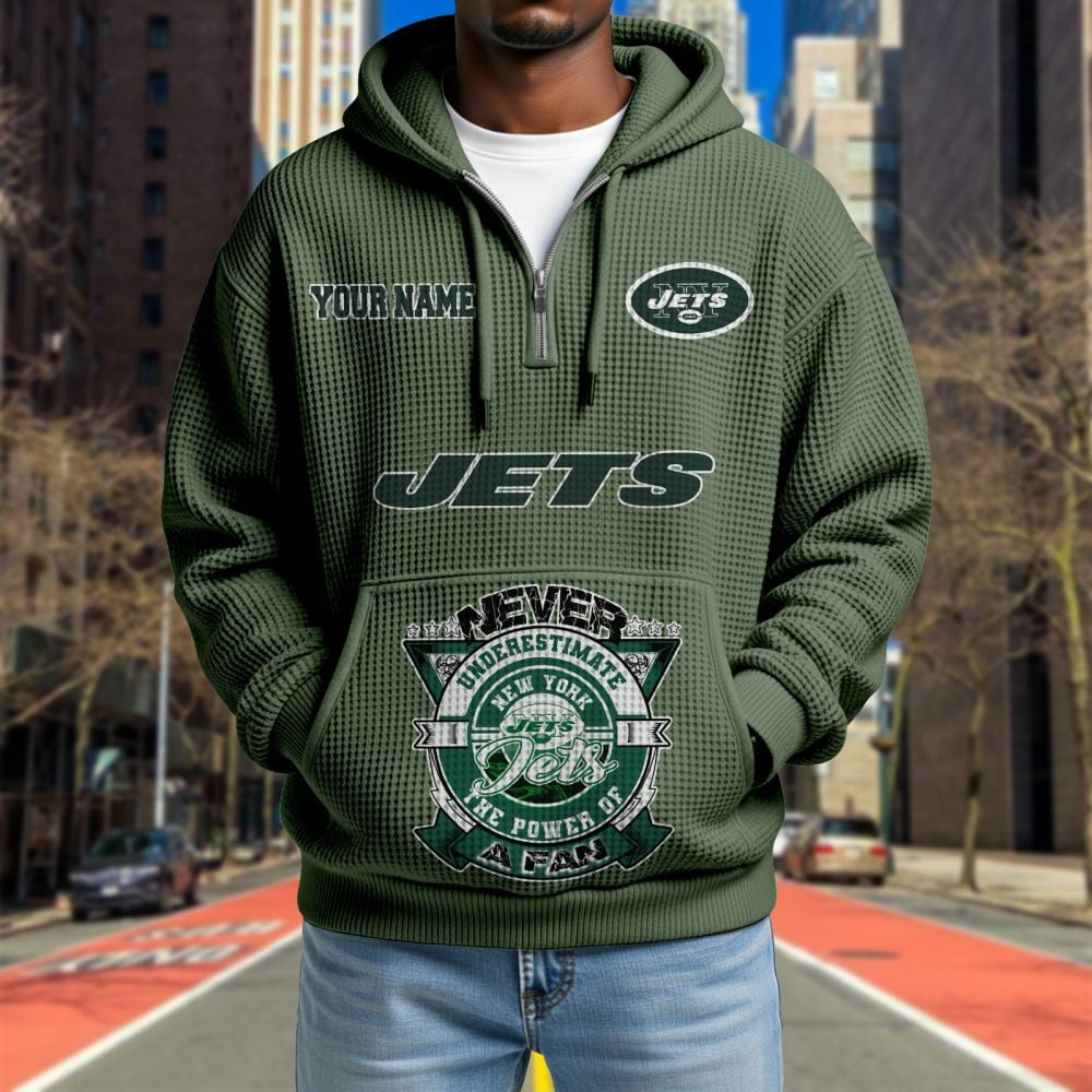 NYJ x NFL Waffle Hoodie DATND TANTD
