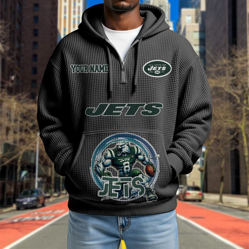 NYJ x NFL Waffle Hoodie DATND TANTD