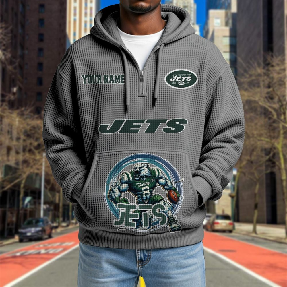 NYJ x NFL Waffle Hoodie DATND TANTD