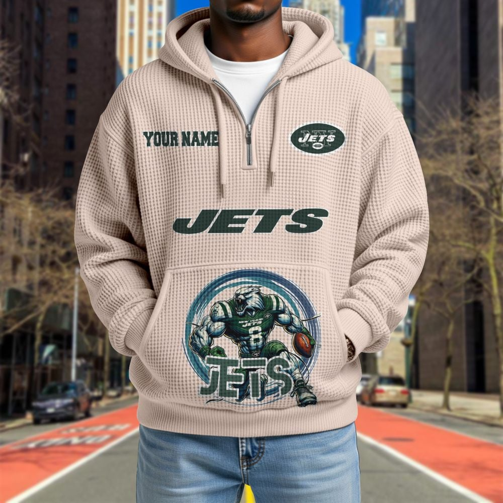 NYJ x NFL Waffle Hoodie DATND TANTD