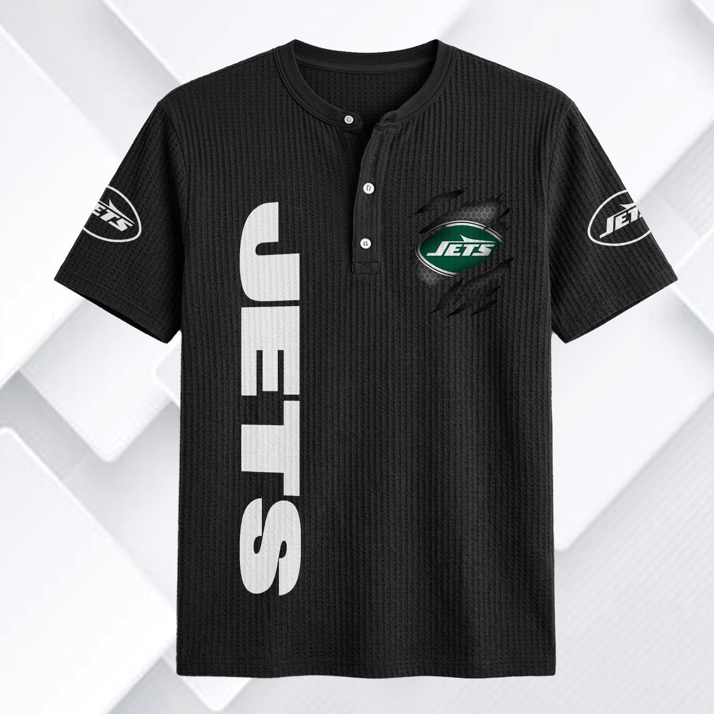 NYJ x NFL Waffle Short-Sleeve Shirt 2205 DatND DVT