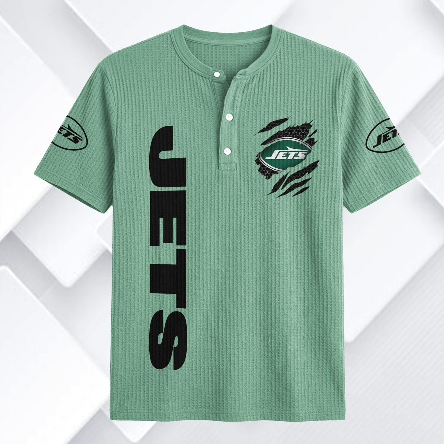 NYJ x NFL Waffle Short-Sleeve Shirt 2205 DatND DVT
