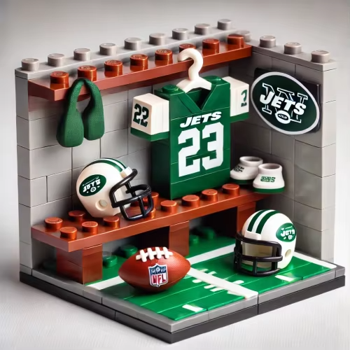 NFL Teams Custom Building Blocks Creative Peripheral Gift Model Toy Mini Changing Room Professional Football League Teams DDT CTND