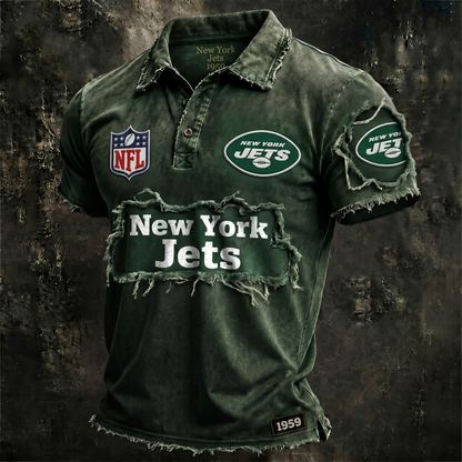 NYJ NFL Premium V-Neck T-shirt Gift For Fans 0306 NAK DATND NHT