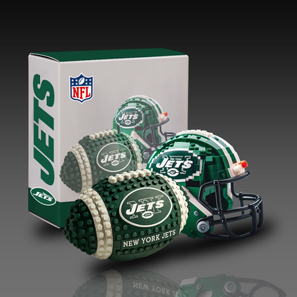 NFL Team Ball & Helmets Building Block Football Set DDT CTND
