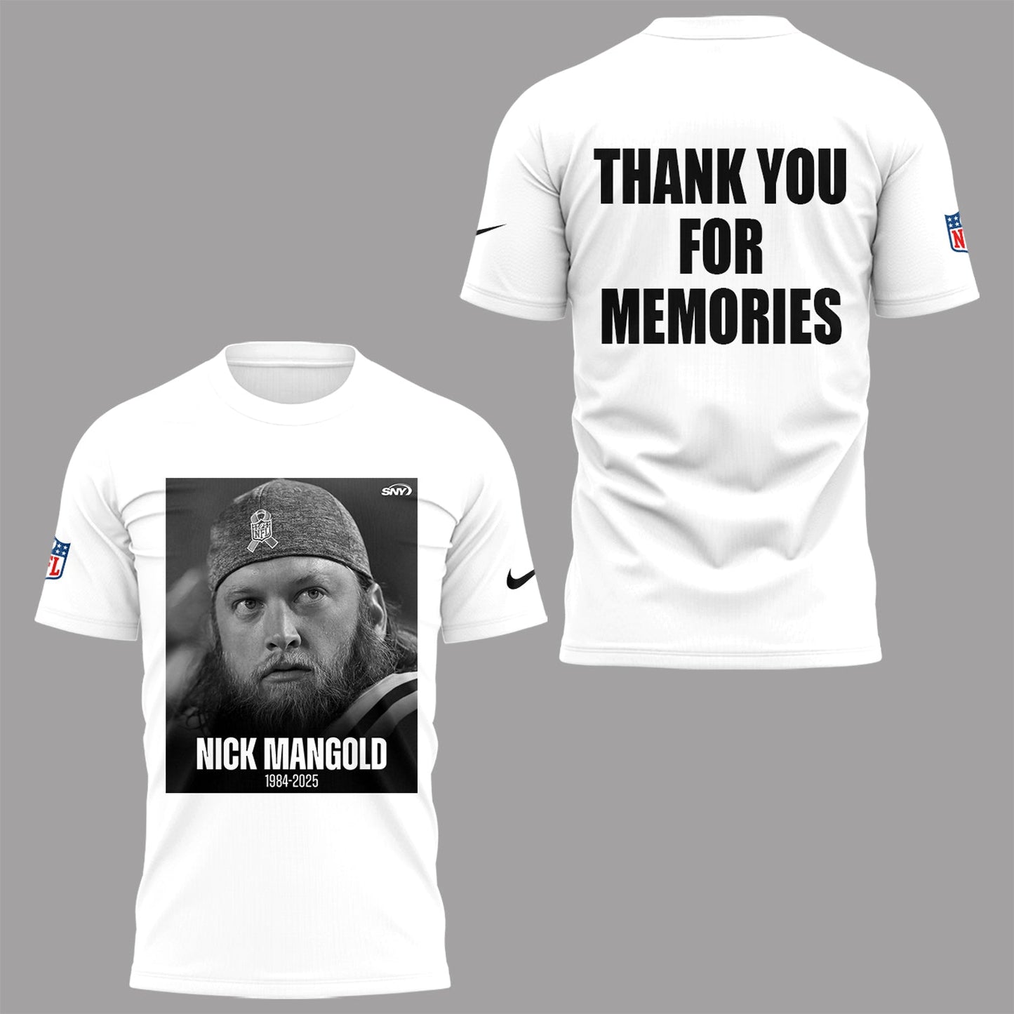 NYJ x NFL Limited Editon “Pray for MANGOLD” Tshirt  2710 DatND DVT