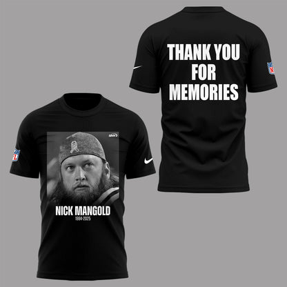 NYJ x NFL Limited Editon “Pray for MANGOLD” Tshirt  2710 DatND DVT