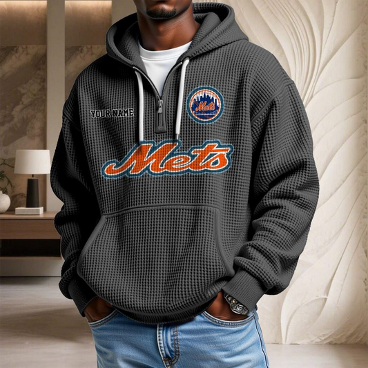 NYM x MLB Waffle Hoodie DATND TANTD