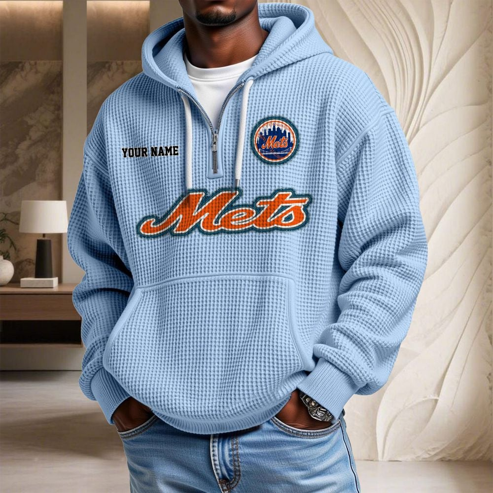 NYM x MLB Waffle Hoodie DATND TANTD