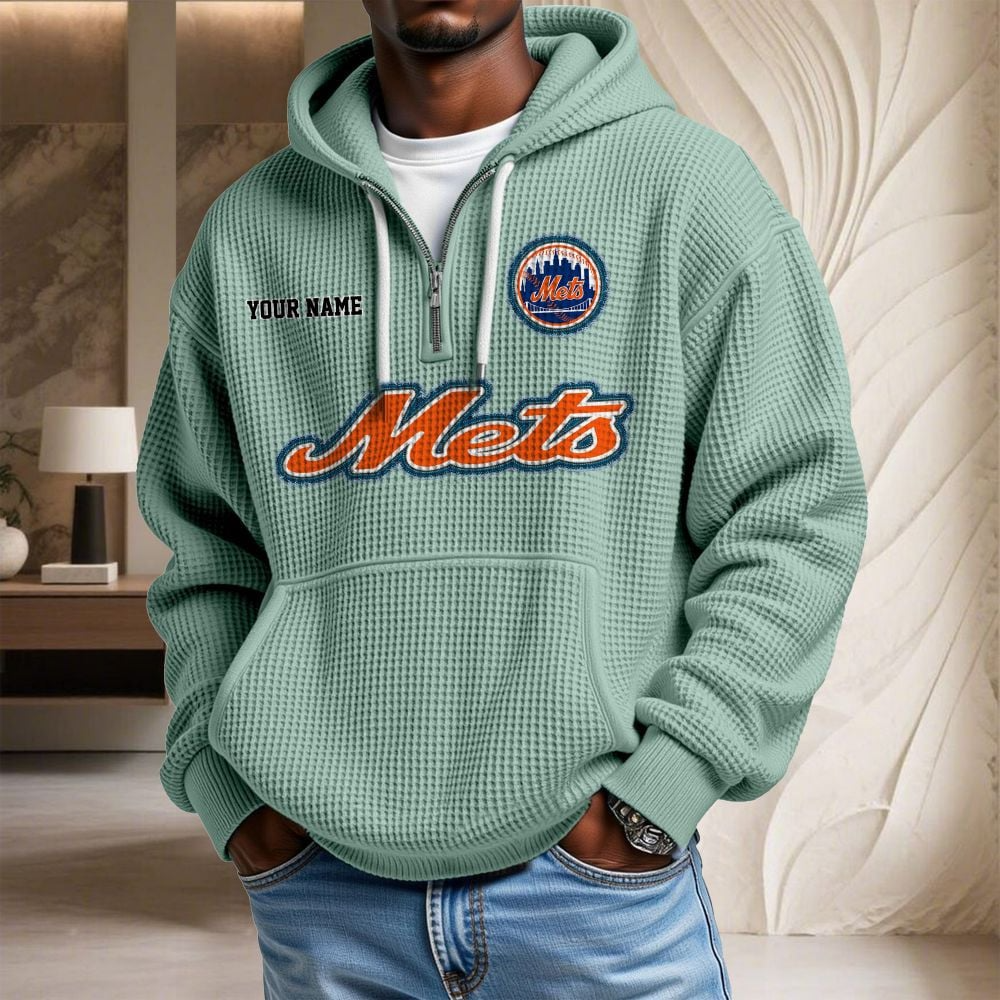 NYM x MLB Waffle Hoodie DATND TANTD