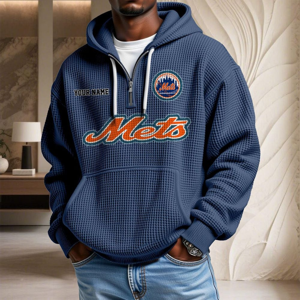 NYM x MLB Waffle Hoodie DATND TANTD