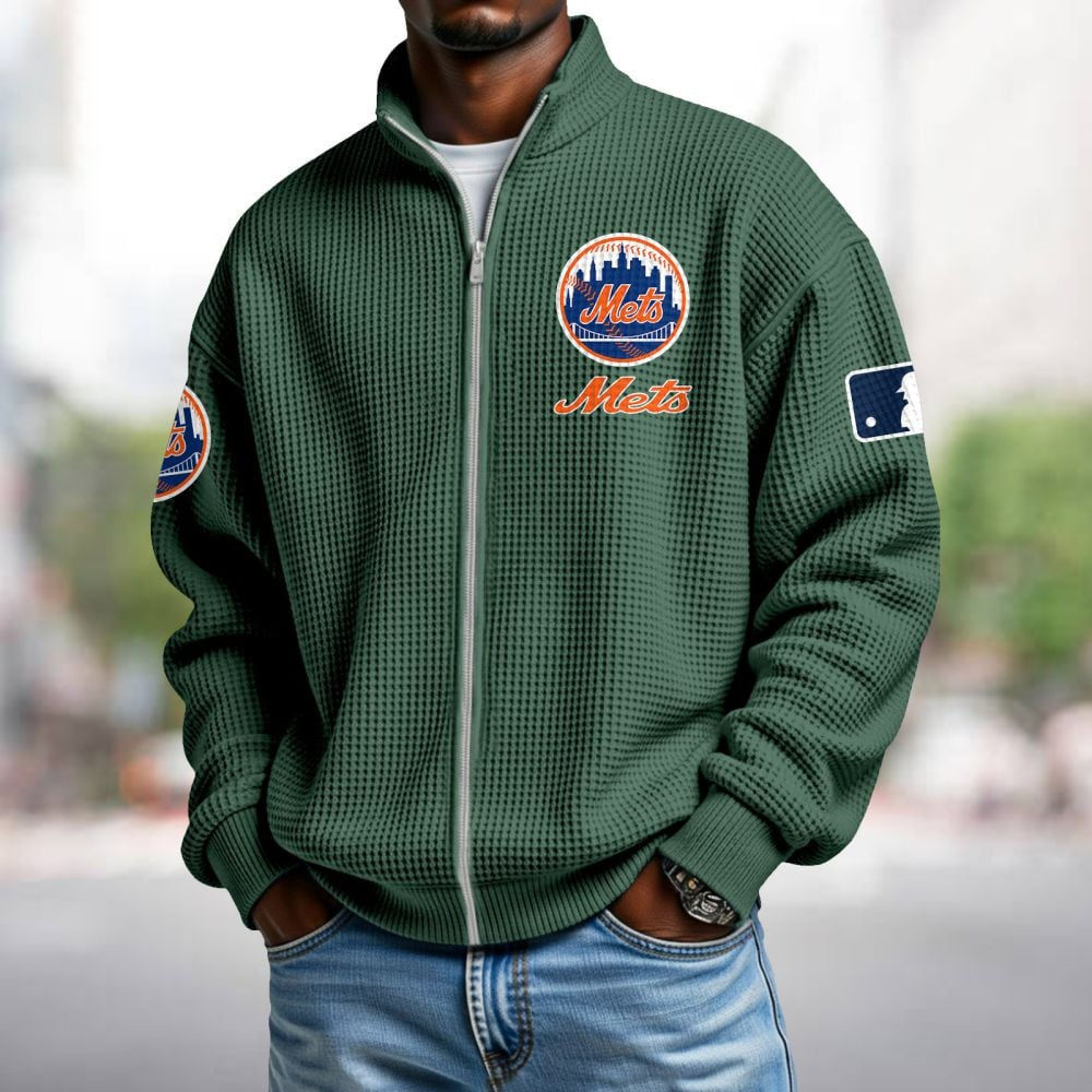 NYM x MLB Waffle Zip-Up Sweatshirt DatND DVT