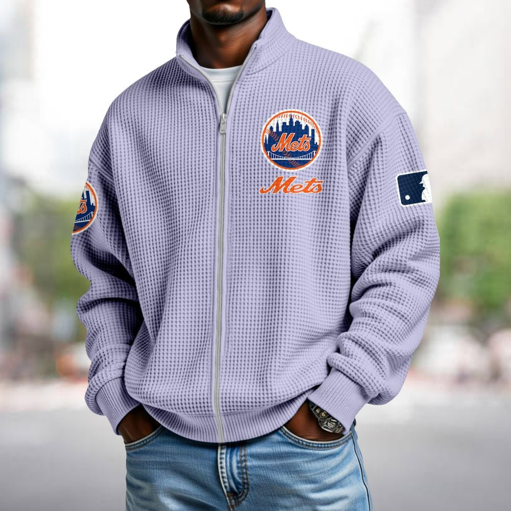 NYM x MLB Waffle Zip-Up Sweatshirt DatND DVT