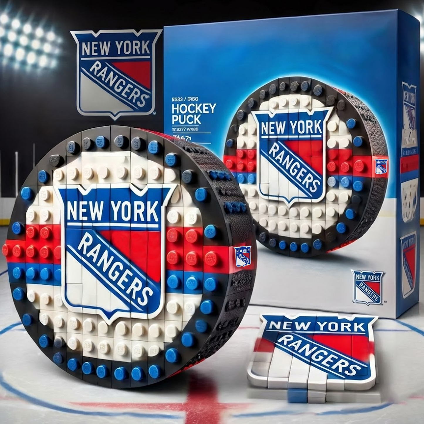 NHL Hockey Game Building Blocks 0512 DDT CTND
