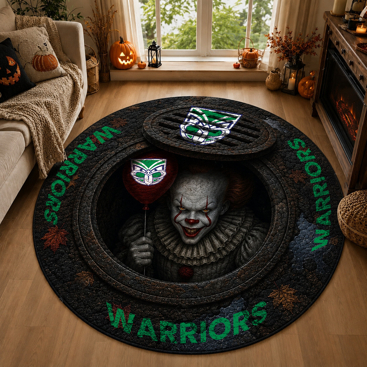 NZL x NRL Halloween IT Rug
