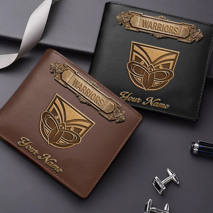 NZL x NRL Premium Leather Wallet - Personalized Edition DatND DVT